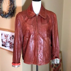 Vintage A ROBERT LEWIS IDEA XL 44 Lambskin 🔥 soft